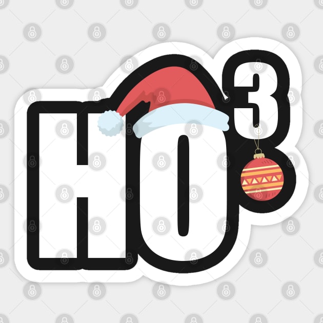 Ho Ho Ho Christmas Funny Sticker by KsuAnn